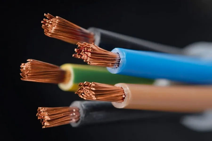 Types of Electric Cables and Conductors With Applications showing real cable cross sections