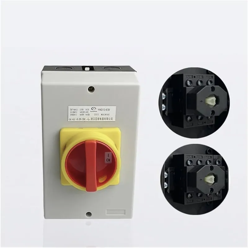 Electrical isolator switch used for safe circuit isolation in industrial power systems