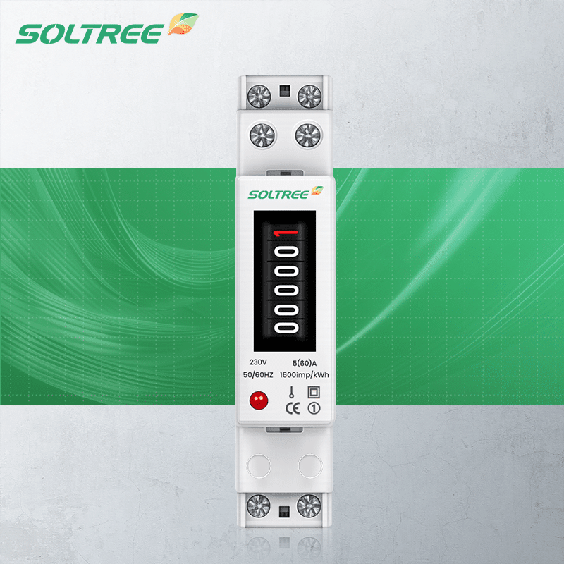 DIN Rail Single Phase Energy Meter DDS6682 Mechanical