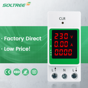 Din-Rail Digital AC Energy Meter 2P-UID