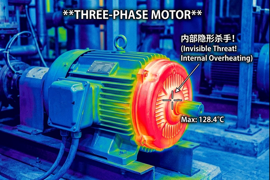 3 phase motor overheating causes negative sequence current