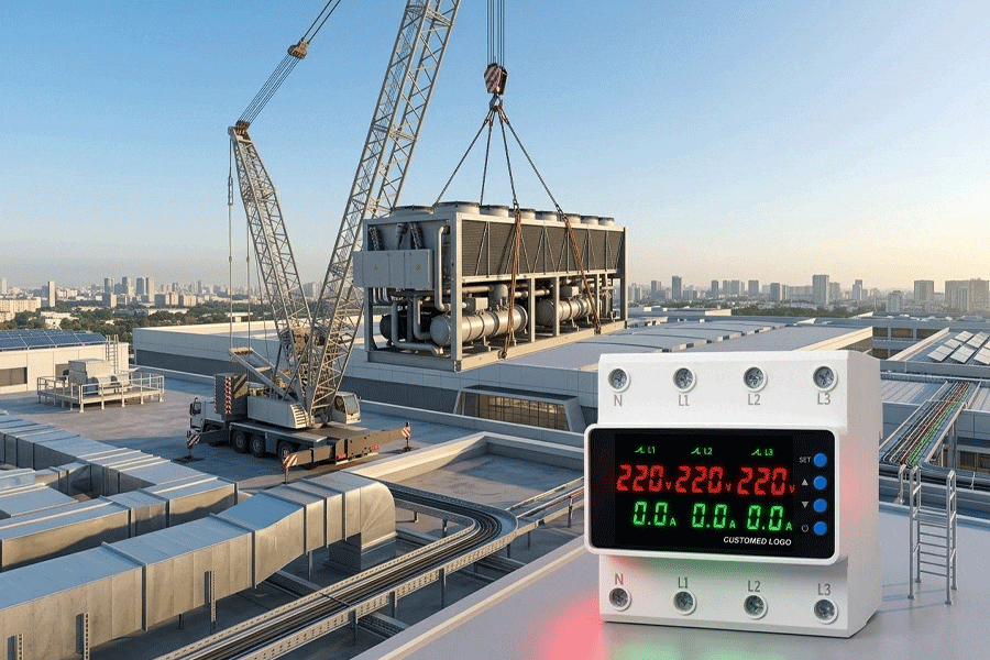 3 phase voltage protector for commercial HVAC and submersible pumps