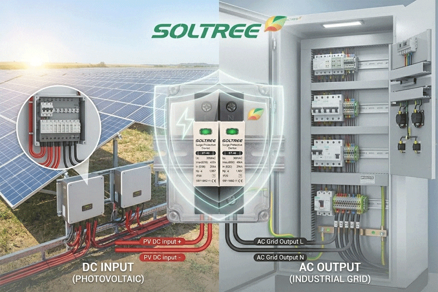 AC and DC Surge Protective Devices for Industrial and Solar PV Systems