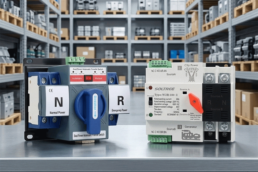 Electrical distributor warehouse stocking CB-Class and PC-Class Automatic Transfer Switches